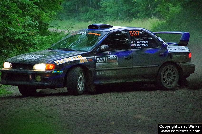 Jacob Despain / Michael Despain Subaru Impreza 2.5RS on SS8, Refuge II.