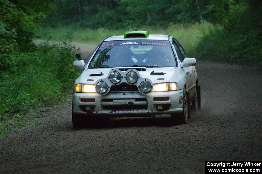 Jordon Haberer / Drew Staples Subaru Impreza on SS8, Refuge II.