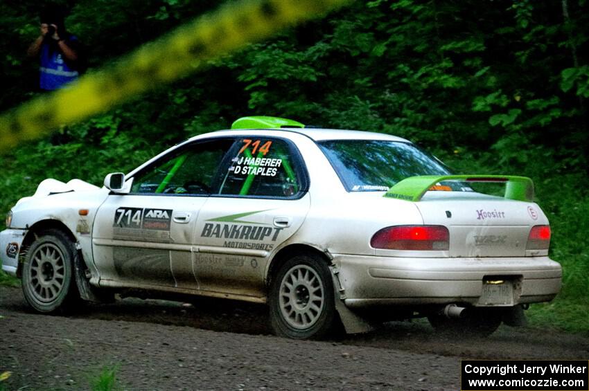 Jordon Haberer / Drew Staples Subaru Impreza on SS8, Refuge II.