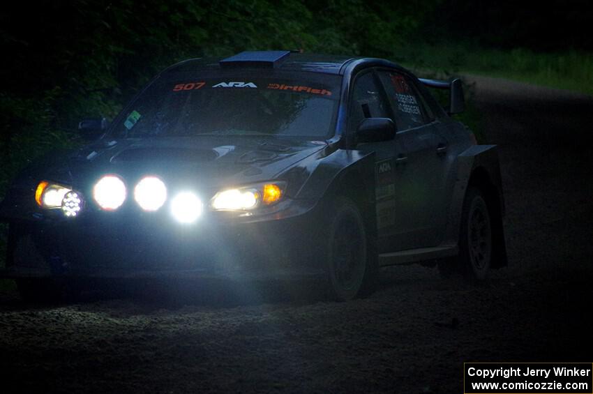 Daryl Bergen / Calvin Bergen Subaru WRX STi on SS8, Refuge II.