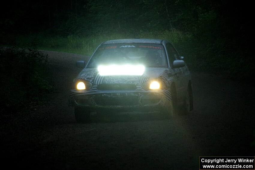 David Peretz / Brandon Panek Subaru Impreza 2.5RS on SS8, Refuge II.