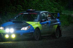 Colin Gleason / Quinn Trumbower Subaru Impreza 2.5RS on SS8, Refuge II.