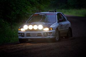 Aidan Hicks / John Hicks Subaru Impreza Wagon on SS8, Refuge II.