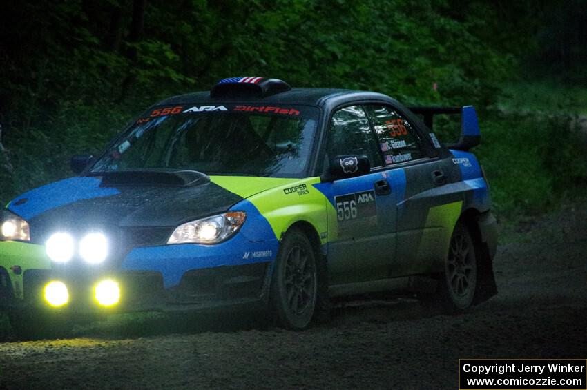 Colin Gleason / Quinn Trumbower Subaru Impreza 2.5RS on SS8, Refuge II.