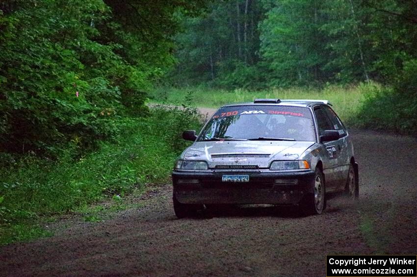 Nick Lyle / Kevin Dobrowolski Honda Civic Si on SS8, Refuge II.