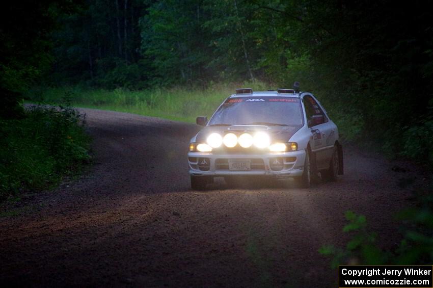 Aidan Hicks / John Hicks Subaru Impreza Wagon on SS8, Refuge II.