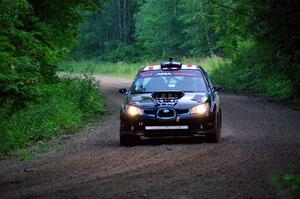 Matt James / Jackie James Subaru Impreza on SS8, Refuge II.