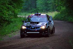 Matt James / Jackie James Subaru Impreza on SS8, Refuge II.