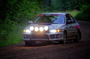 Madelyn Tabor / Sophia McKee Subaru Impreza 2.5RS on SS8, Refuge II.