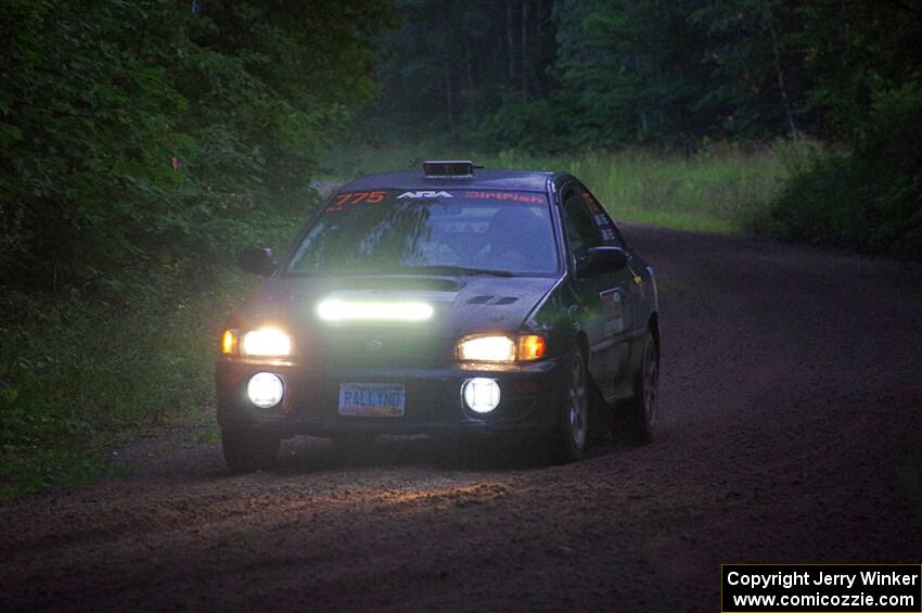 Kristian Rue / Mark Rue Subaru Impreza 2.5RS on SS8, Refuge II.