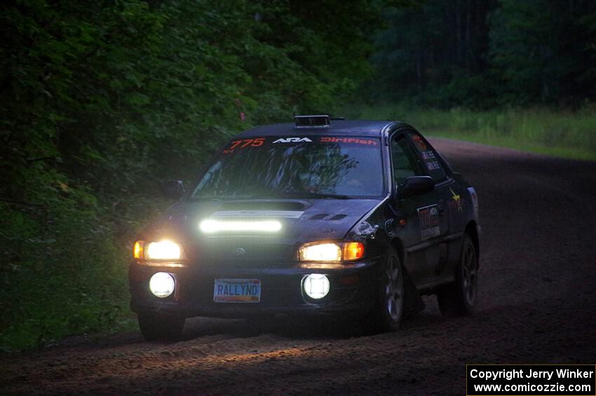 Kristian Rue / Mark Rue Subaru Impreza 2.5RS on SS8, Refuge II.