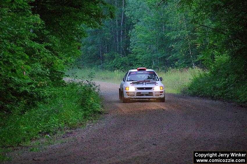 Richard Donovan / Greg Donovan Subaru Impreza on SS8, Refuge II.