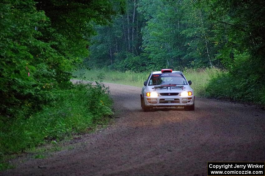 Richard Donovan / Greg Donovan Subaru Impreza on SS8, Refuge II.