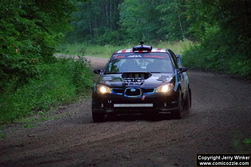 Matt James / Jackie James Subaru Impreza on SS8, Refuge II.