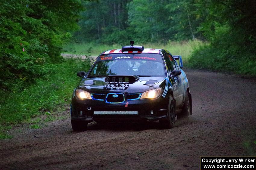 Matt James / Jackie James Subaru Impreza on SS8, Refuge II.