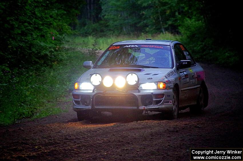 Madelyn Tabor / Sophia McKee Subaru Impreza 2.5RS on SS8, Refuge II.