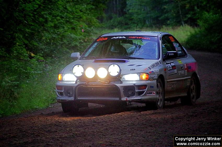 Madelyn Tabor / Sophia McKee Subaru Impreza 2.5RS on SS8, Refuge II.