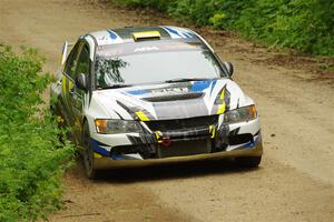 Klim Fedoff / Oscar Romero Mitsubishi Lancer Evo IX on SS9, Height o' Land I.