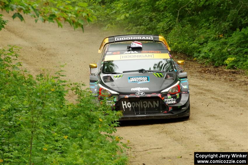 Ken Block / Alex Gelsomino Hyundai i20 WRC on SS9, Height o' Land I.