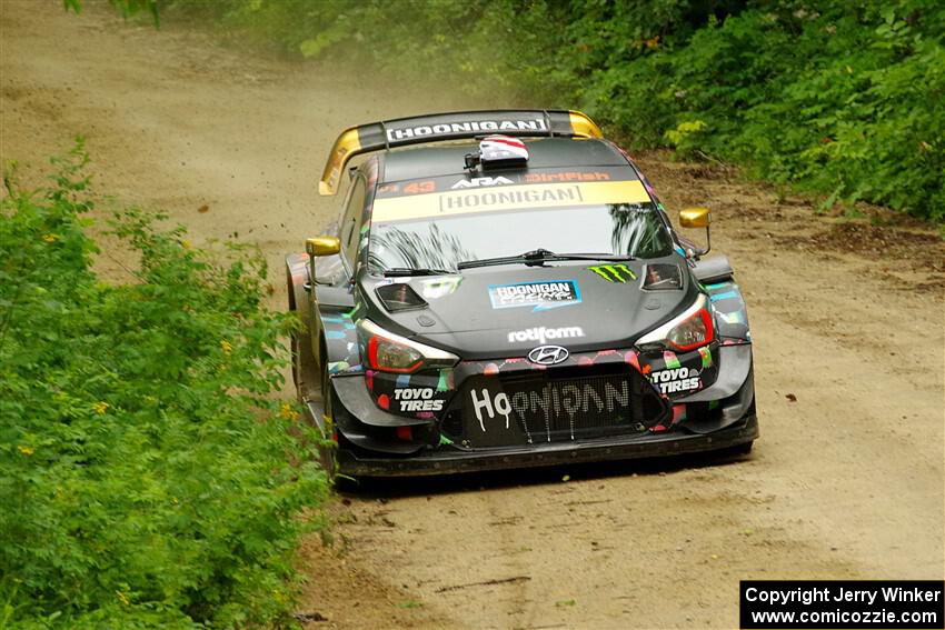 Ken Block / Alex Gelsomino Hyundai i20 WRC on SS9, Height o' Land I.