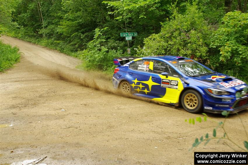 Brandon Semenuk / Keaton Williams Subaru WRX STi on SS9, Height o' Land I.