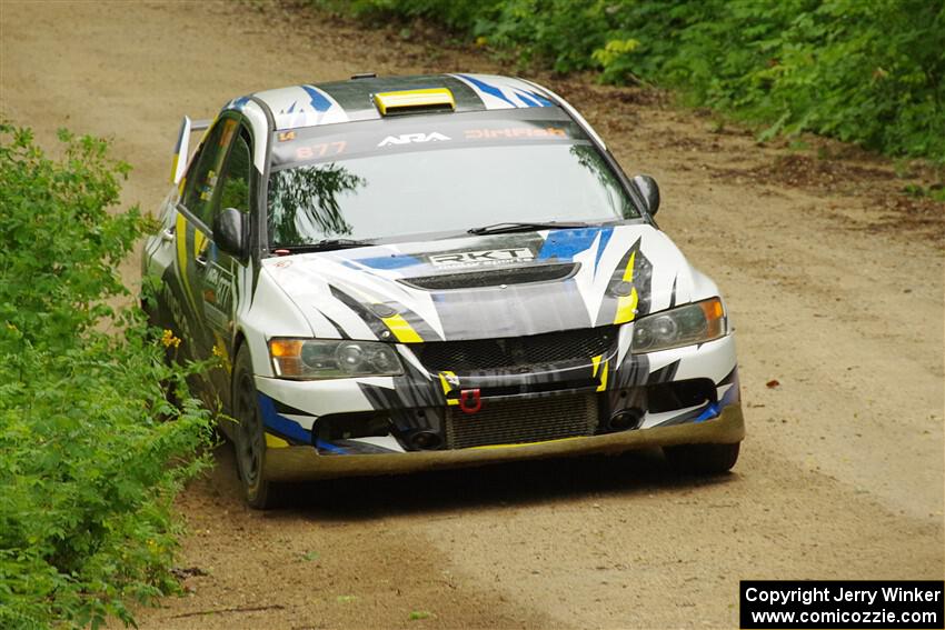 Klim Fedoff / Oscar Romero Mitsubishi Lancer Evo IX on SS9, Height o' Land I.