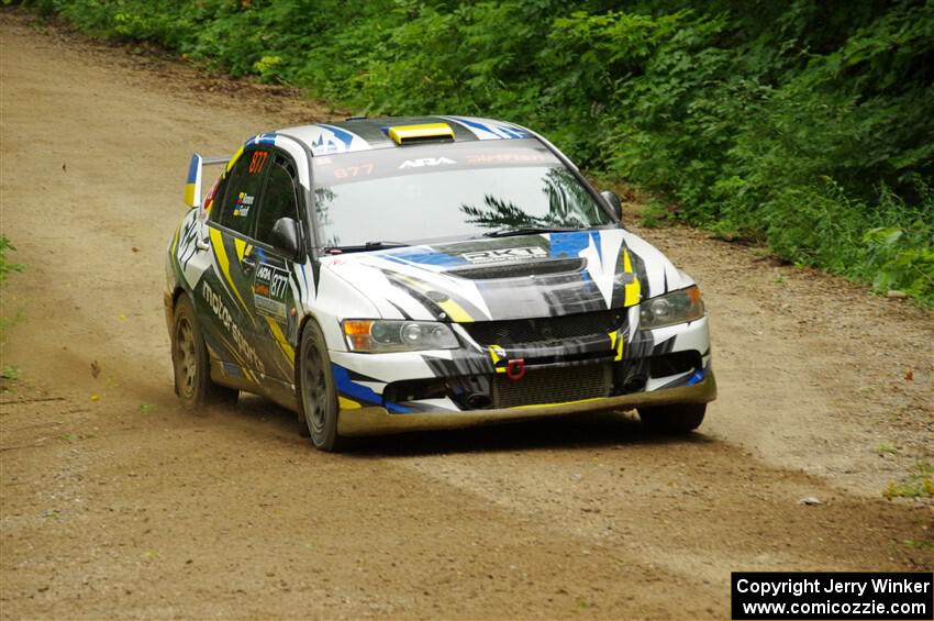 Klim Fedoff / Oscar Romero Mitsubishi Lancer Evo IX on SS9, Height o' Land I.