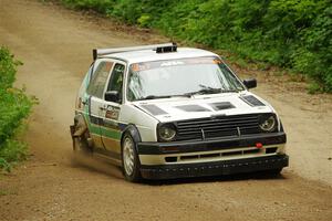 Micah Nickelson / Tyler Ptacek VW Golf on SS9, Height o' Land I.