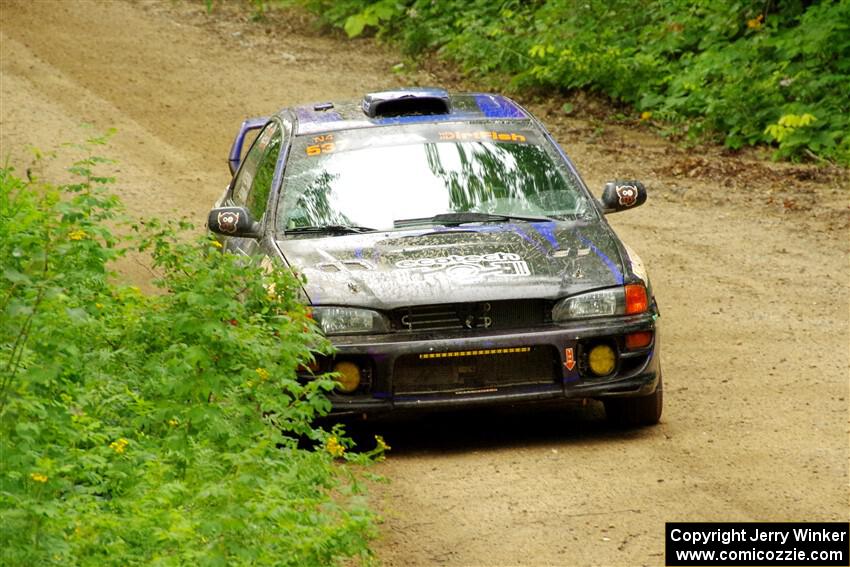 Jacob Despain / Michael Despain Subaru Impreza 2.5RS on SS9, Height o' Land I.