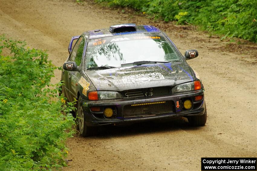 Jacob Despain / Michael Despain Subaru Impreza 2.5RS on SS9, Height o' Land I.