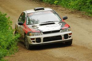 Chris Barribeau / Alex Ferencz Subaru Impreza RS on SS9, Height o' Land I.