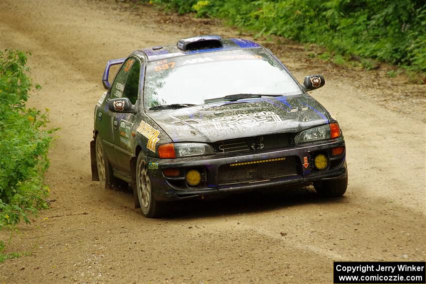 Jacob Despain / Michael Despain Subaru Impreza 2.5RS on SS9, Height o' Land I.