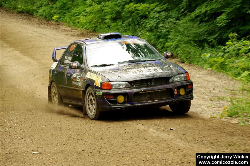 Jacob Despain / Michael Despain Subaru Impreza 2.5RS on SS9, Height o' Land I.