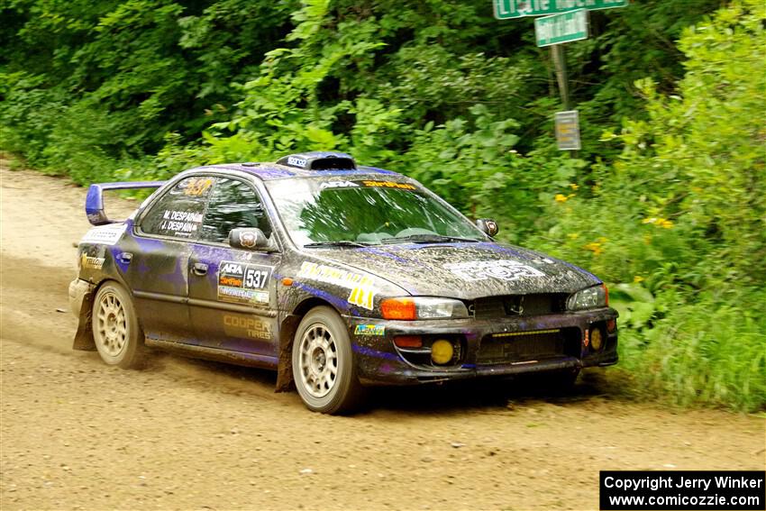 Jacob Despain / Michael Despain Subaru Impreza 2.5RS on SS9, Height o' Land I.