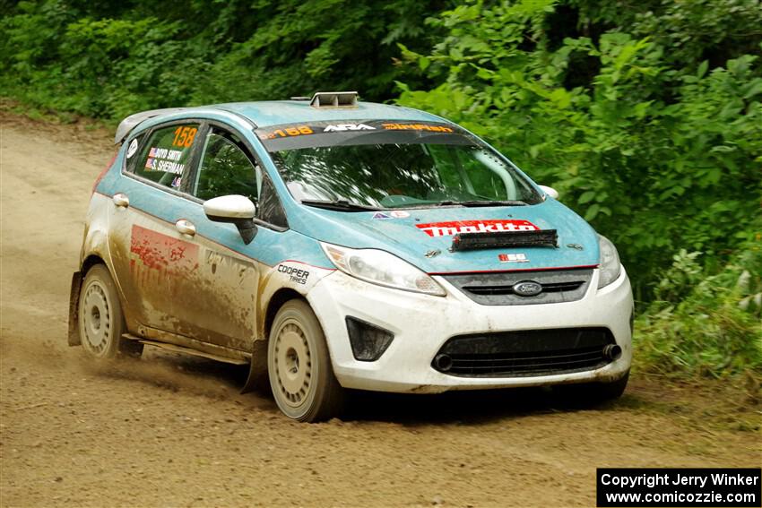 Spencer Sherman / Boyd Smith Ford Fiesta R2 on SS9, Height o' Land I.