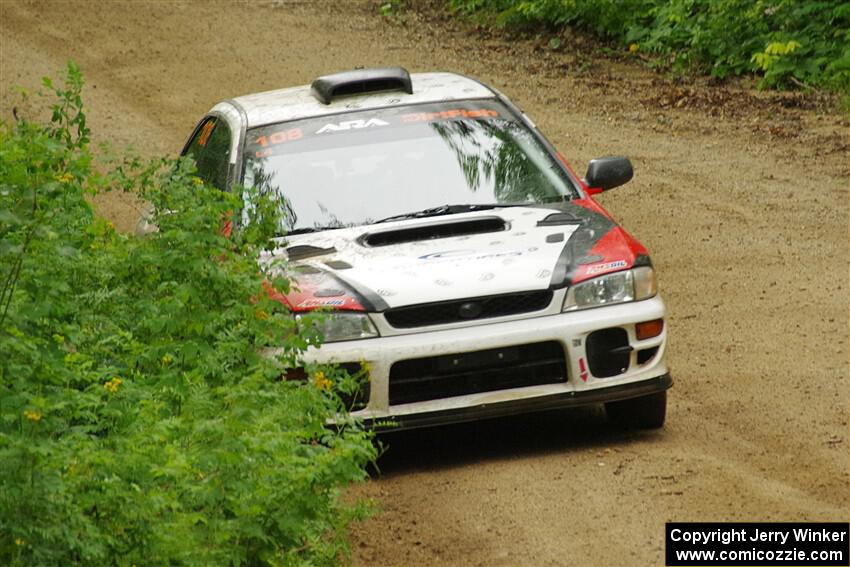 Chris Barribeau / Alex Ferencz Subaru Impreza RS on SS9, Height o' Land I.