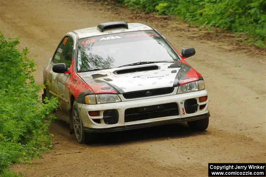 Chris Barribeau / Alex Ferencz Subaru Impreza RS on SS9, Height o' Land I.