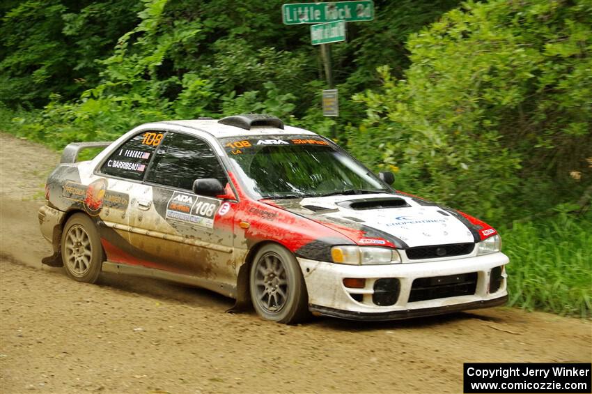 Chris Barribeau / Alex Ferencz Subaru Impreza RS on SS9, Height o' Land I.