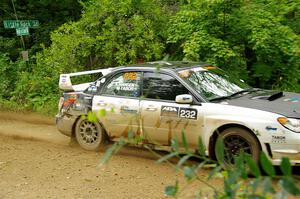 Mark Tabor / Kathryn Hansen Subaru WRX STi on SS9, Height o' Land I.