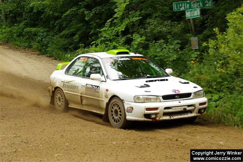 Jordon Haberer / Drew Staples Subaru Impreza on SS9, Height o' Land I.