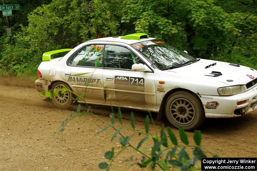 Jordon Haberer / Drew Staples Subaru Impreza on SS9, Height o' Land I.