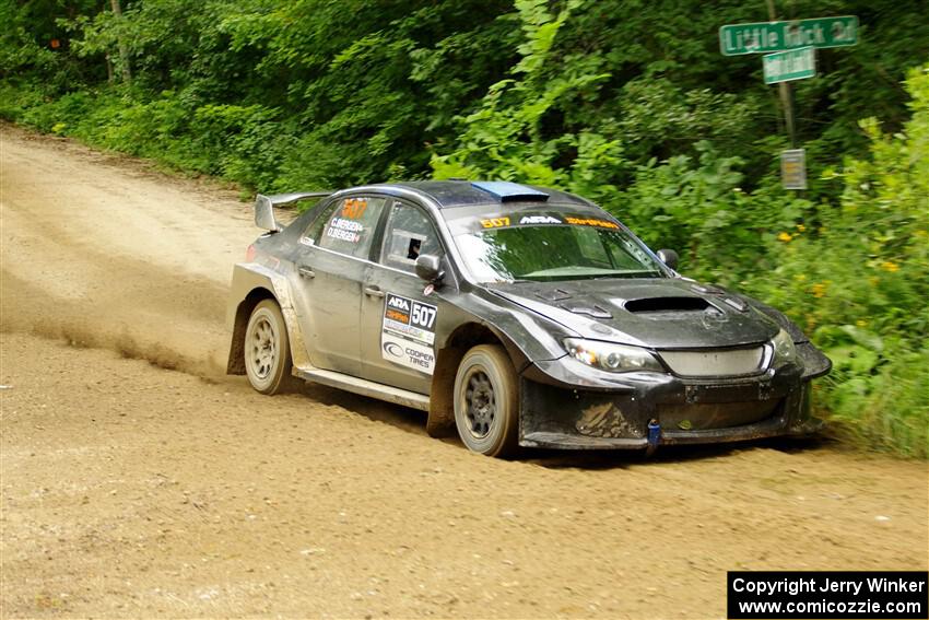 Daryl Bergen / Calvin Bergen Subaru WRX STi on SS9, Height o' Land I.