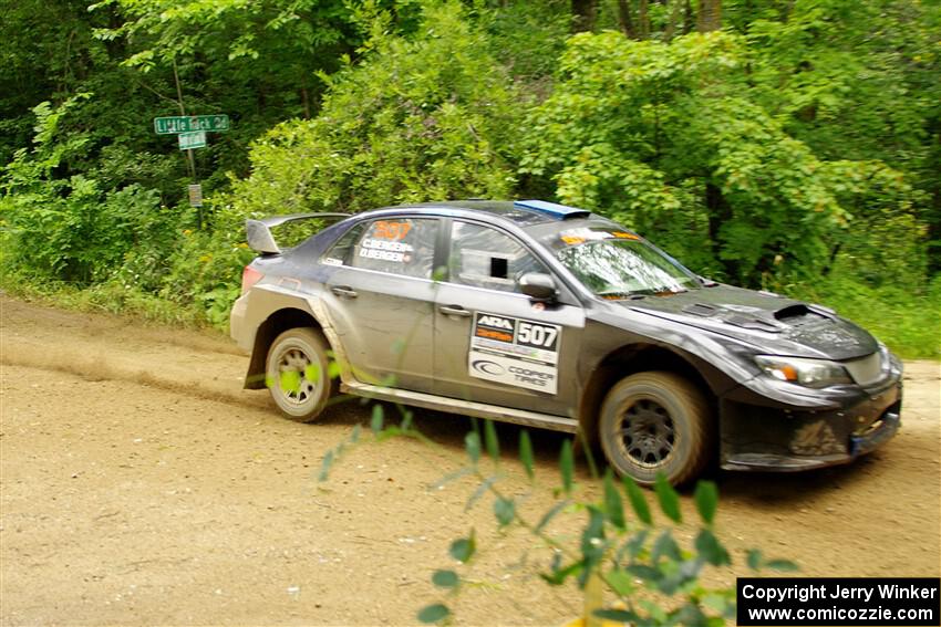 Daryl Bergen / Calvin Bergen Subaru WRX STi on SS9, Height o' Land I.