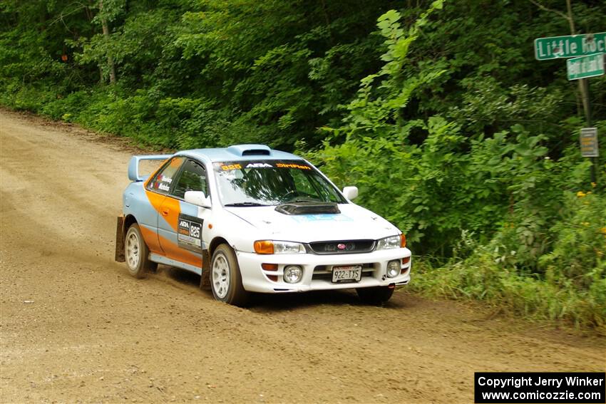 Tyler Matalas / Dustin Sharkozy Subaru Impreza LX on SS9, Height o' Land I.