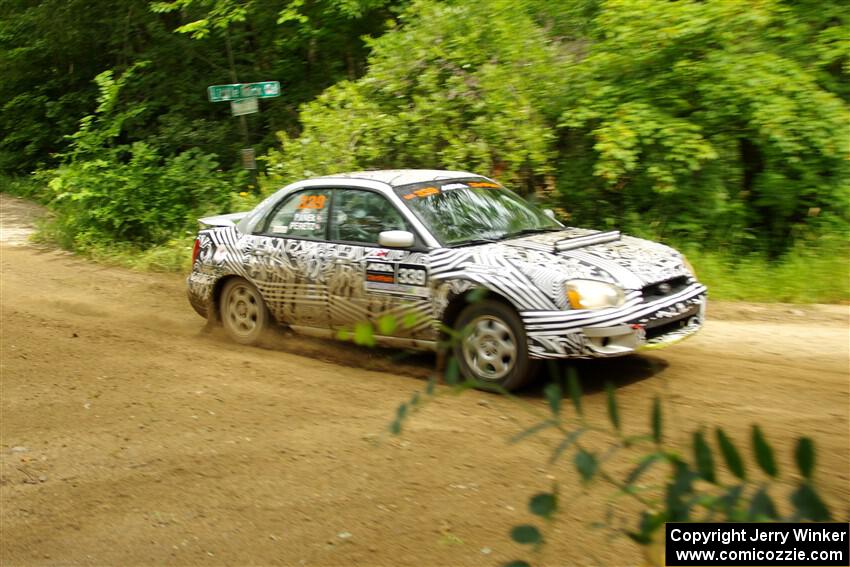 David Peretz / Brandon Panek Subaru Impreza 2.5RS on SS9, Height o' Land I.