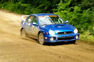 Kristen Tabor / Jan Tabor Subaru WRX on SS9, Height o' Land I.