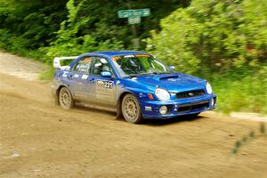 Kristen Tabor / Jan Tabor Subaru WRX on SS9, Height o' Land I.