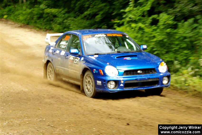 Kristen Tabor / Jan Tabor Subaru WRX on SS9, Height o' Land I.