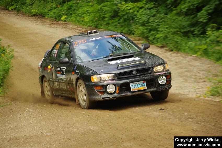 Kristian Rue / Mark Rue Subaru Impreza 2.5RS on SS9, Height o' Land I.