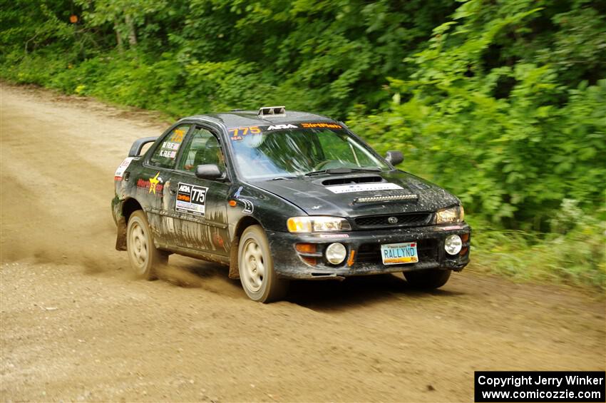 Kristian Rue / Mark Rue Subaru Impreza 2.5RS on SS9, Height o' Land I.